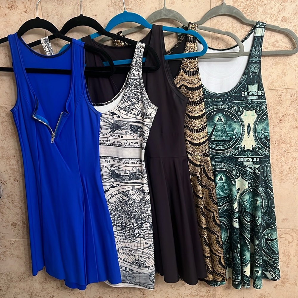 Black milk bundle - matte blue evil zip ancient maps Marilyn gold lashes dollar